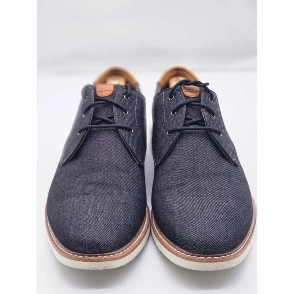 Florsheim Oxford Shoes Mens 13M Blue Denim 14273-001 Lace Up Casual